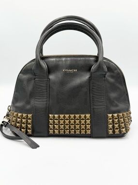 Coach | Bags | Coach Hamptons Signature 447 Black White Jacquard